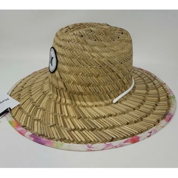 NWT Hurley Island Hop Straw Hat One Size - Picture 5 of 7
